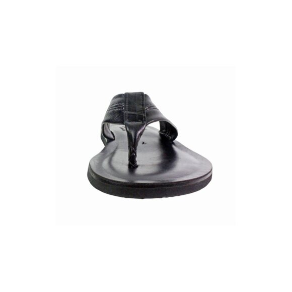 Tahiti Black Men’s Italian Leather Sandals Shoes